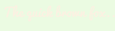 Image with Font Color FBF1E2 and Background Color EBFBE2